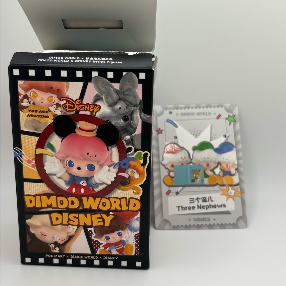 Popmart Disney Dimoo World Three Nephews Figurine- bag not opened